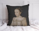 "La Riene Margot Infant" 40cm x 40cm Faux Leather Cushion Cover