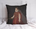 "La Riene Margot Young" 40cm x 40cm Faux Leather Cushion Cover