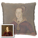 "Elizabeth of York" 50cm x 50cm Fringed Cotton/Poly Cushion Cover