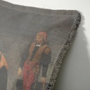 "Elizabeth of York" 50cm x 50cm Fringed Cotton/Poly Cushion Cover