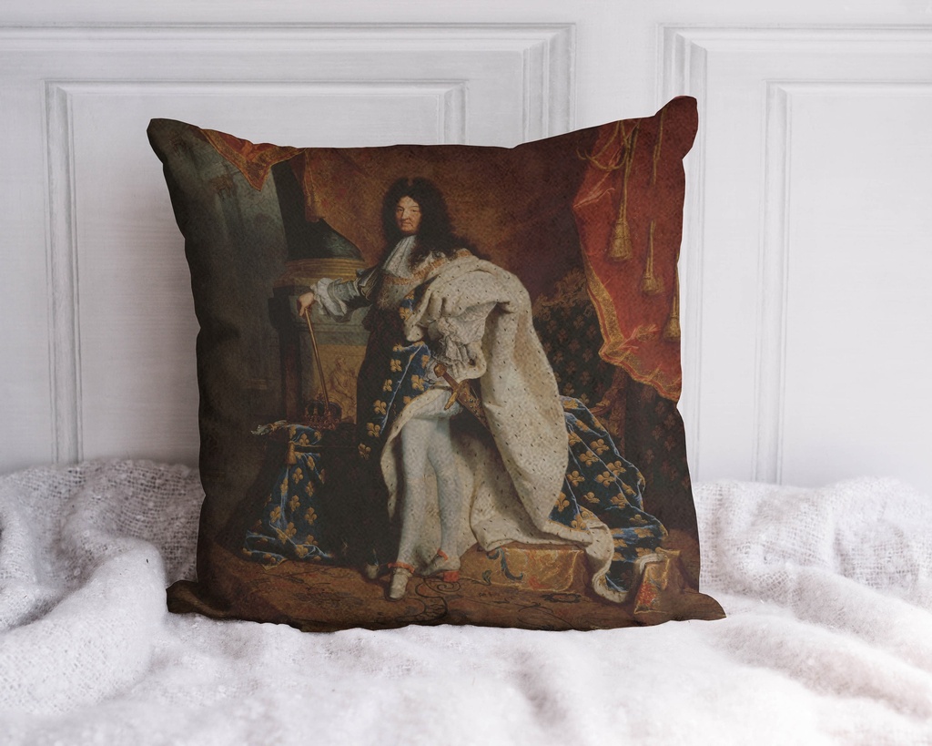 "Louis XIV" 40cm x 40cm Faux Leather Cushion Cover