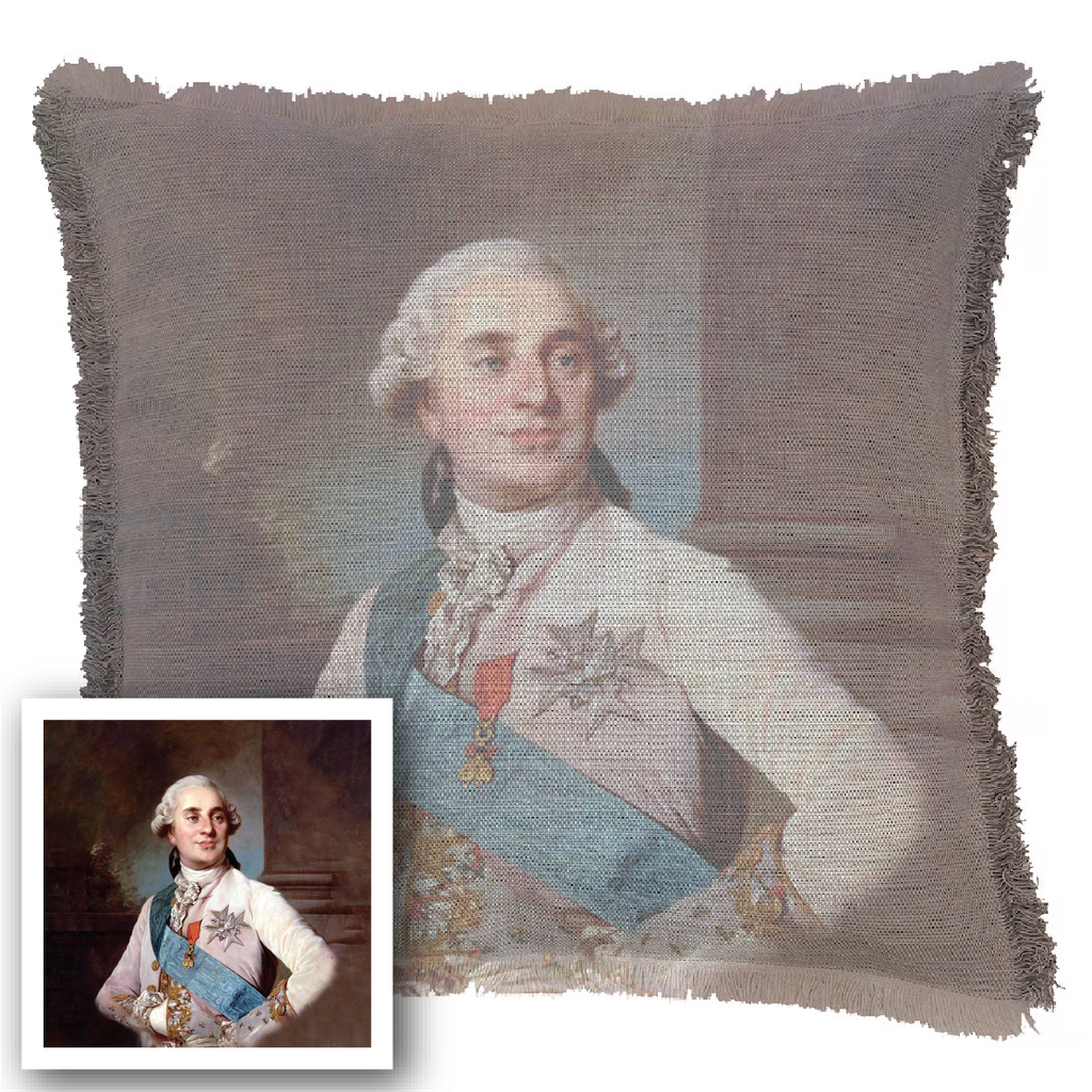 "Louis XVI" Canvas Cushion