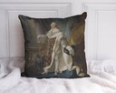 "Louis XVI" by Antoine-François Callet 40cm x 40cm Faux Leather Cushion Cover