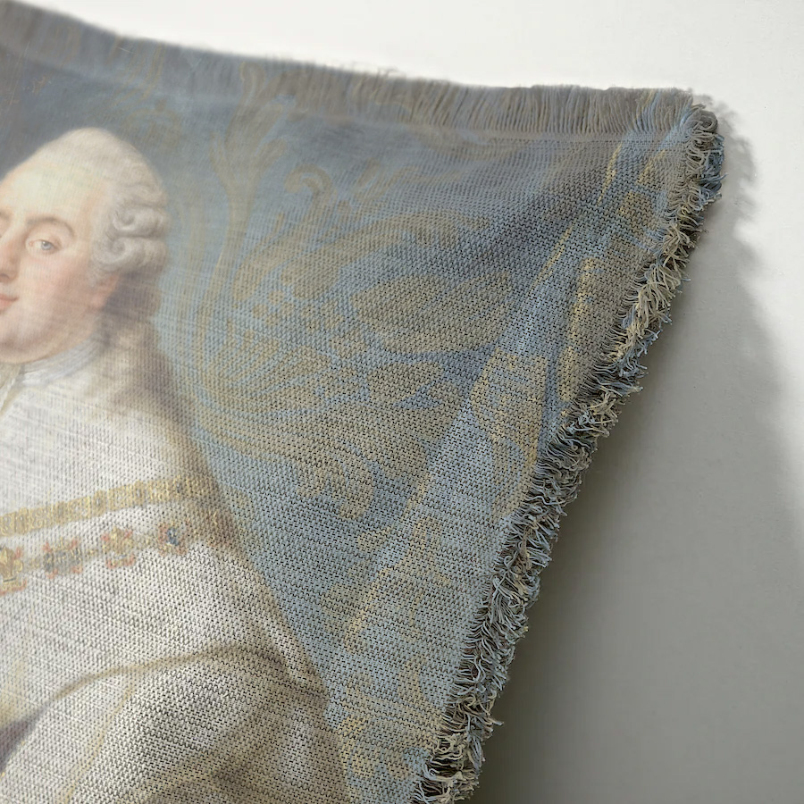 "Elizabeth of York" 50cm x 50cm Fringed Cotton/Poly Cushion Cover