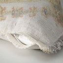 "Elizabeth of York" 50cm x 50cm Fringed Cotton/Poly Cushion Cover