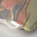 "Agnes Sorel as the Madonna" 50cm x 50cm Fringed Cotton/Poly Cushion Cover