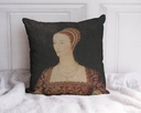 "Marie de Guise" 40cm x 40cm Faux Leather Cushion Cover