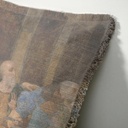 "Agnes Sorel as the Madonna" 50cm x 50cm Fringed Cotton/Poly Cushion Cover