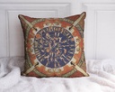 "Egyptian Zodiac" 40cm x 40cm Faux Leather Cushion Cover