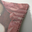 "Agnes Sorel as the Madonna" 50cm x 50cm Fringed Cotton/Poly Cushion Cover