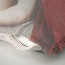 "Agnes Sorel as the Madonna" 50cm x 50cm Fringed Cotton/Poly Cushion Cover