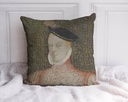 "Henry Stuart" 40cm x 40cm Faux Leather Cushion Cover
