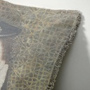 "Agnes Sorel as the Madonna" 50cm x 50cm Fringed Cotton/Poly Cushion Cover