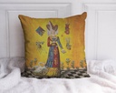 "Marie de Cleves" 40cm x 40cm Faux Leather Cushion Cover