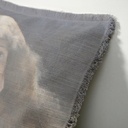 "Elizabeth of York" 50cm x 50cm Fringed Cotton/Poly Cushion Cover