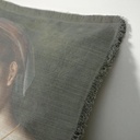 "Elizabeth of York" 50cm x 50cm Fringed Cotton/Poly Cushion Cover
