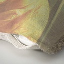 "Elizabeth of York" 50cm x 50cm Fringed Cotton/Poly Cushion Cover