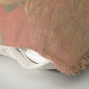 "Elizabeth of York" 50cm x 50cm Fringed Cotton/Poly Cushion Cover