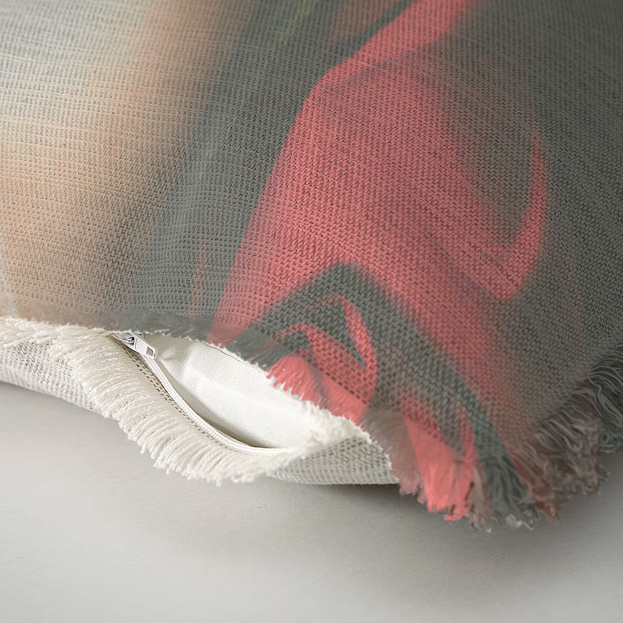 "Elizabeth of York" 50cm x 50cm Fringed Cotton/Poly Cushion Cover