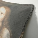 "Elizabeth of York" 50cm x 50cm Fringed Cotton/Poly Cushion Cover