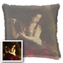 "Elizabeth of York" 50cm x 50cm Fringed Cotton/Poly Cushion Cover