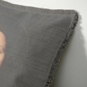 "Elizabeth of York" 50cm x 50cm Fringed Cotton/Poly Cushion Cover