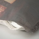 "Elizabeth of York" 50cm x 50cm Fringed Cotton/Poly Cushion Cover
