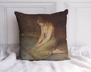 "Mary Magdalene" by Adolfo Tommasi 40cm x 40cm Faux Leather Cushion Cover