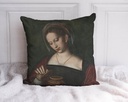 "Mary Magdalene" by Ambrosius Benson 40cm x 40cm Faux Leather Cushion Cover