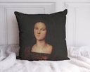 "Mary Magdalene" by Pietro Perugino 40cm x 40cm Faux Leather Cushion Cover