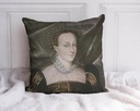 "Mary Queen of Scots from the Blair Museum (Detail)" 40cm x 40cm Faux Leather Cushion Cover