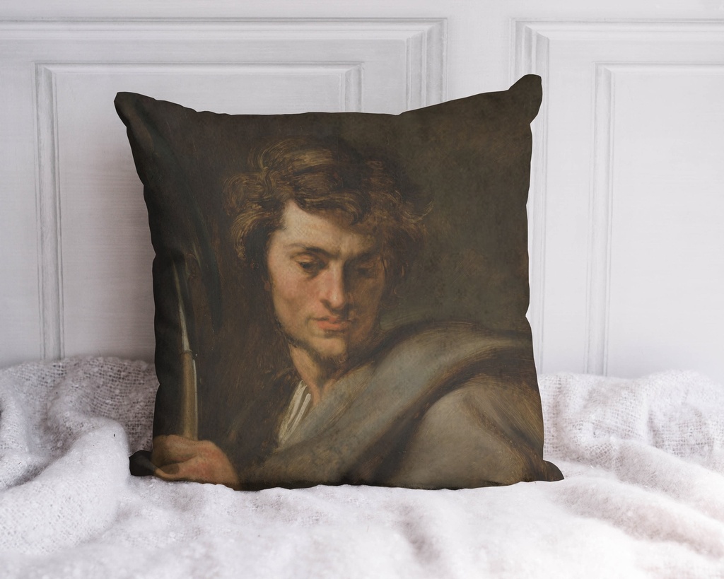 "Matthew the Apostle" 40cm x 40cm Faux Leather Cushion Cover