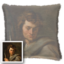 "Elizabeth of York" 50cm x 50cm Fringed Cotton/Poly Cushion Cover