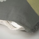 "Elizabeth of York" 50cm x 50cm Fringed Cotton/Poly Cushion Cover