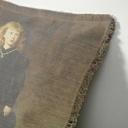 "Elizabeth of York" 50cm x 50cm Fringed Cotton/Poly Cushion Cover