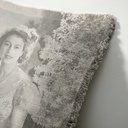 "Elizabeth of York" 50cm x 50cm Fringed Cotton/Poly Cushion Cover