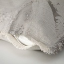 "Elizabeth of York" 50cm x 50cm Fringed Cotton/Poly Cushion Cover