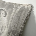 "Elizabeth of York" 50cm x 50cm Fringed Cotton/Poly Cushion Cover