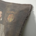 "Elizabeth of York" 50cm x 50cm Fringed Cotton/Poly Cushion Cover