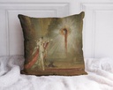 "Salome L'Apparition by Gustave Moreau" 40cm x 40cm Faux Leather Cushion Cover