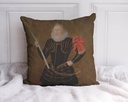 "Thomas Howard" 40cm x 40cm Faux Leather Cushion Cover