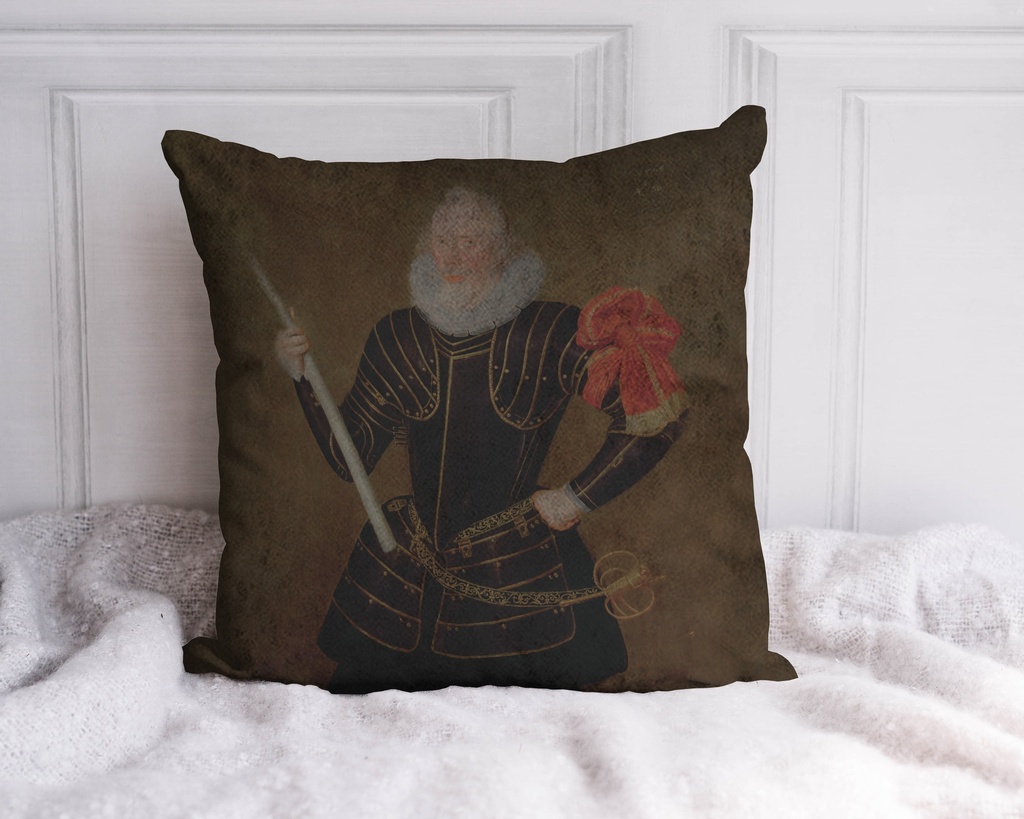 "Thomas Howard" 40cm x 40cm Faux Leather Cushion Cover