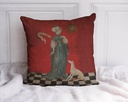 "Valentine de Milan" 40cm x 40cm Faux Leather Cushion Cover