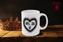 "Doily Faces" Mug