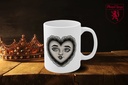 "Doily Faces - Sepia" Mug