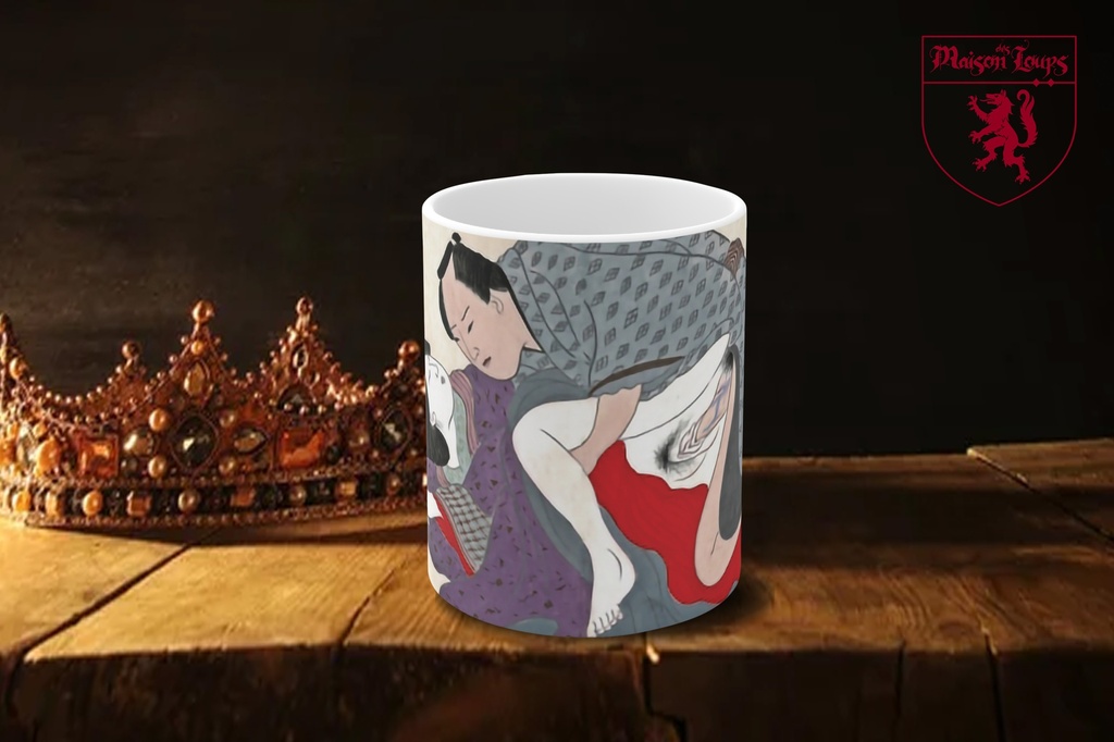 "Edo Period Shunga Pillow Book 07" Mug