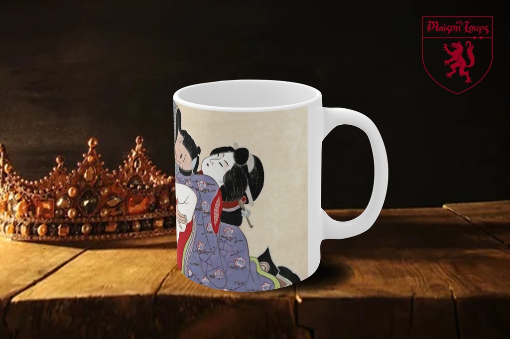 "Edo Period Shunga Pillow Book 10" Mug
