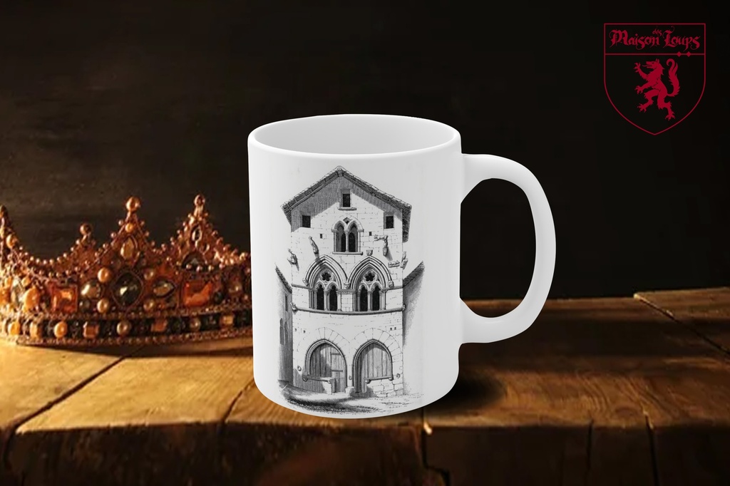 "Maison des Loups Engraving" Mug