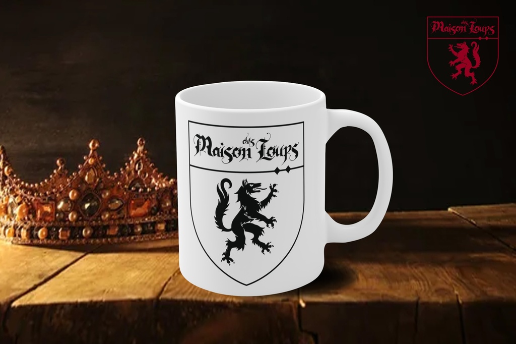"Maison des Loups Shield" Mug