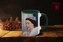 "Queen Elizabeth II Laughing" Mug